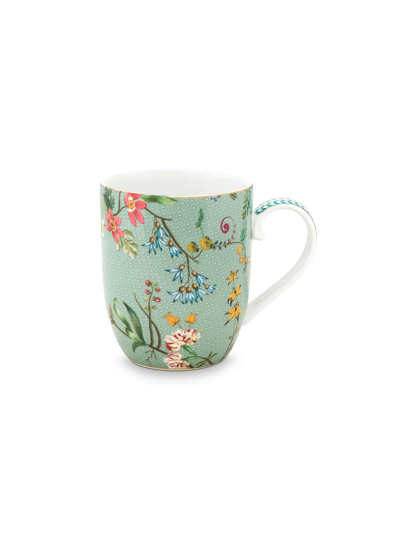 PIP STUDIO | Henkelbecher S 145ml  Jolie Flowers Blue | 